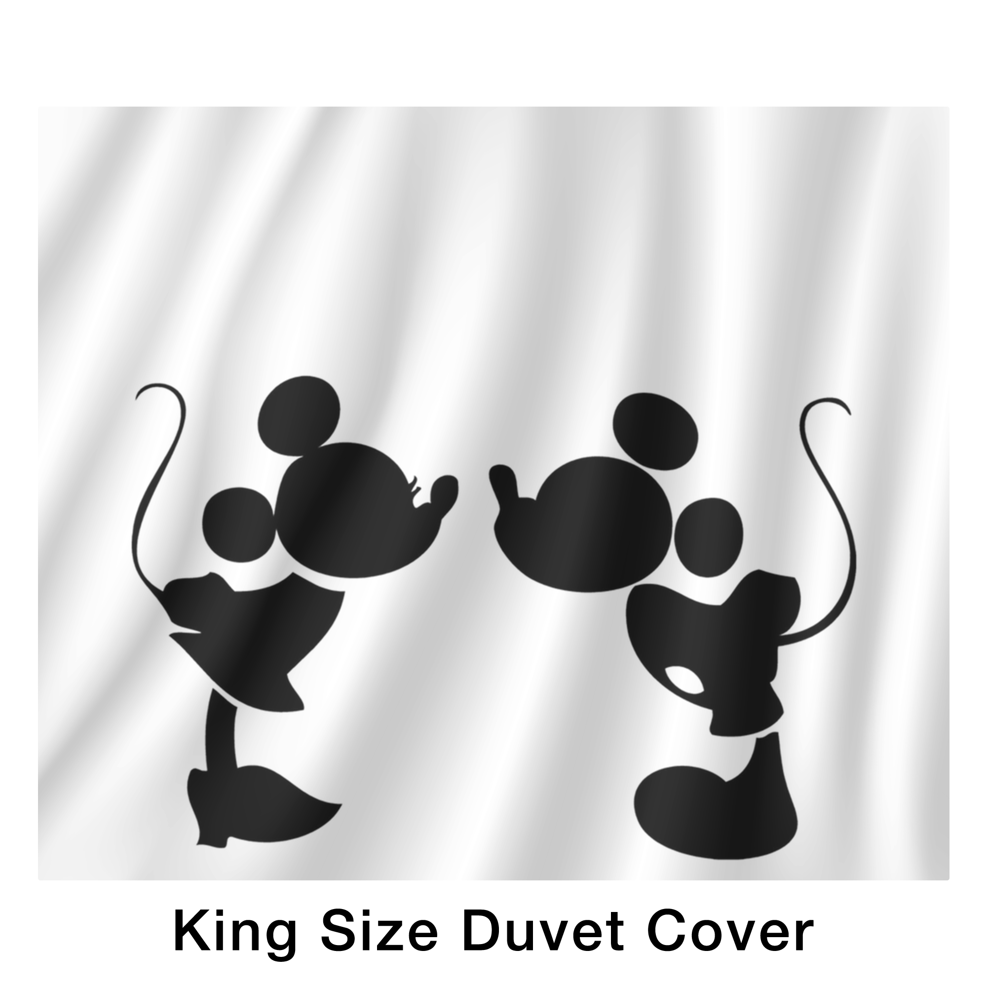 Minnie & Mickey Kissing Bed In A Bag Set