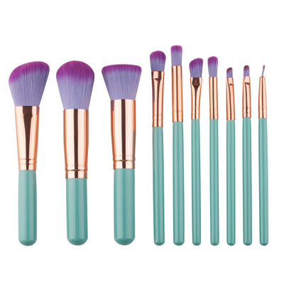 10pc Wood Brush Set