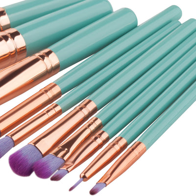 10pc Wood Brush Set