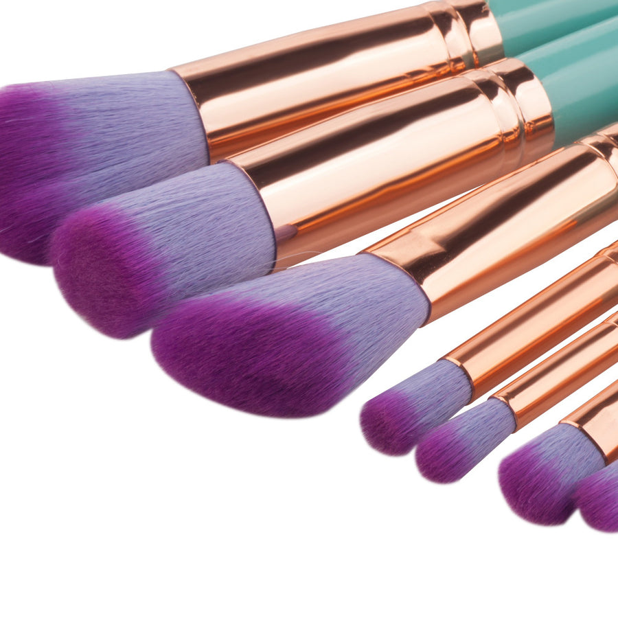 10pc Wood Brush Set