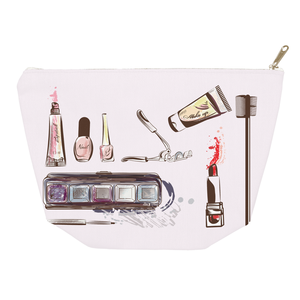 watercolour makeup bag