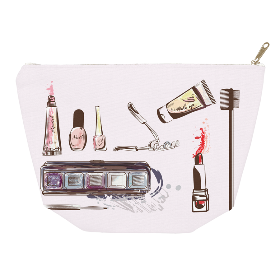 watercolour makeup bag