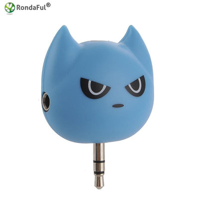 Angry Cat 3-Way Headphone Splitter