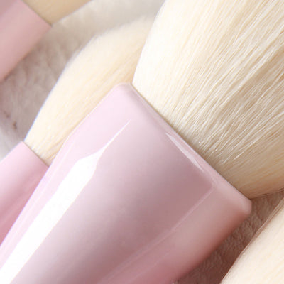 14pc Wood Makeup Brush Set
