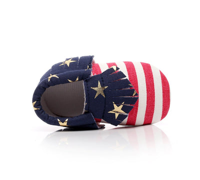 USA Pride Canvas Moccasins