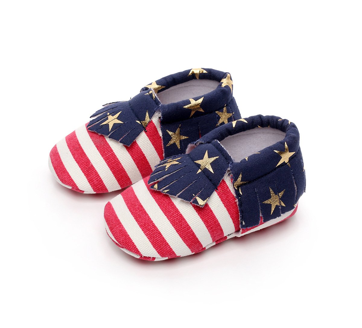 USA Pride Canvas Moccasins