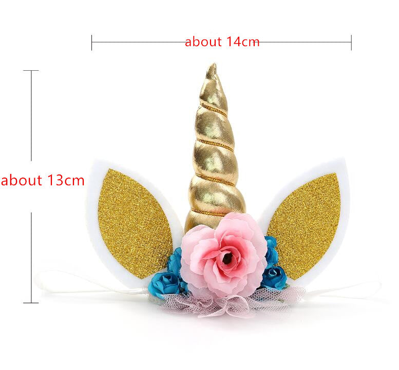 Unicorn Headband & Moccasin Set