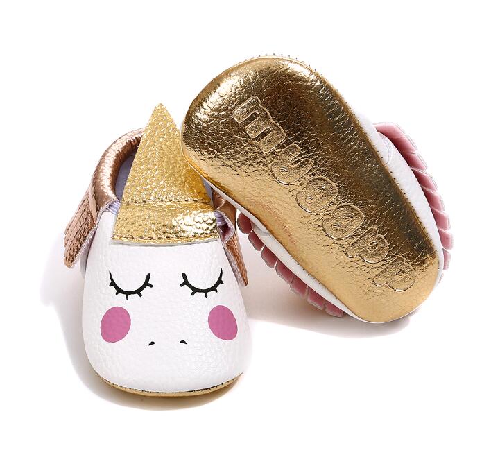 Unicorn Headband & Moccasin Set