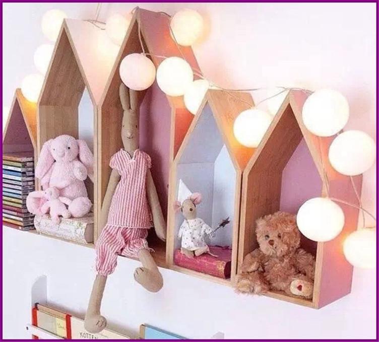 2pcs Nursery House Shelves