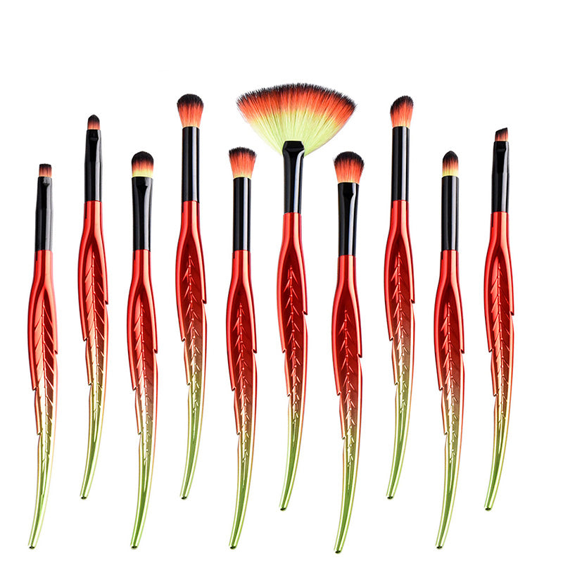 Leaf Makeup Brush Set