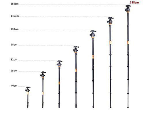 Professional Carbon Fiber Tripod/Monopod - Max Loading 15Kg