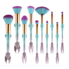 5/10pcs Fish Tail Makeup Brushes