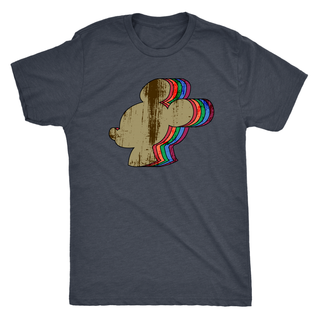 Men's & Ladies Triblend Mickey Head Shirt