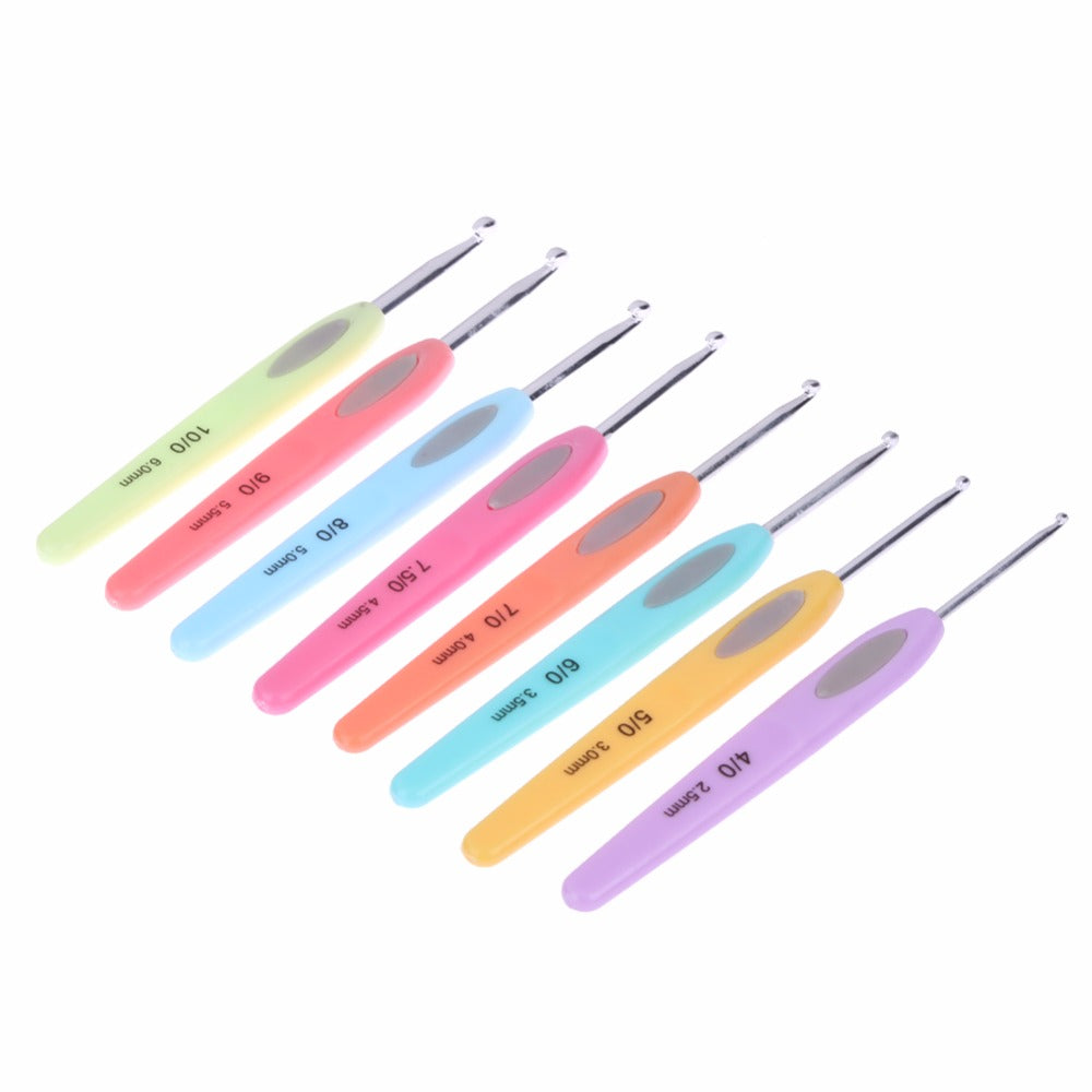 LED Crochet Hook Set (8pcs)