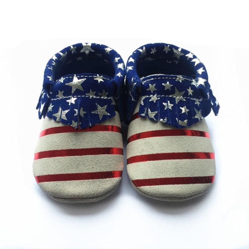 USA Pride Genuine Leather Moccasins