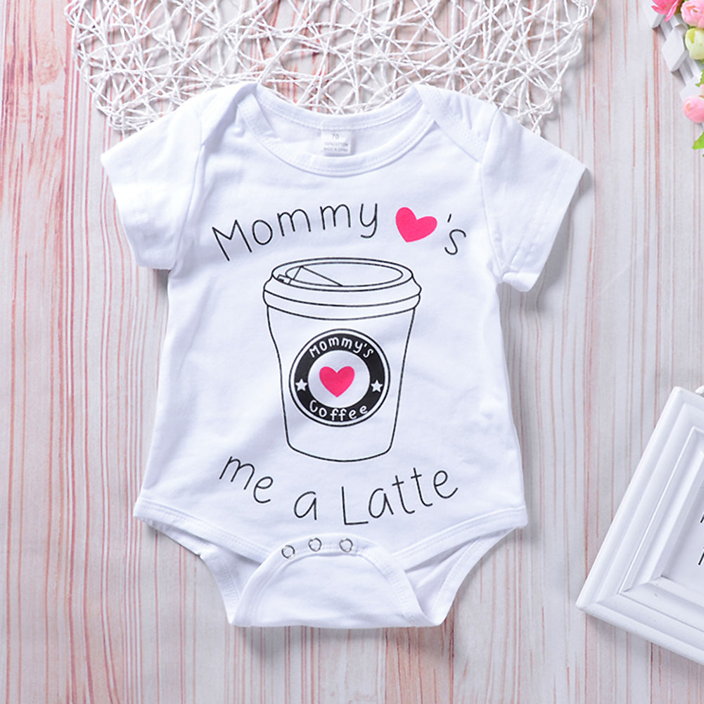 Mommy Loves Me A Latte Baby Outfit