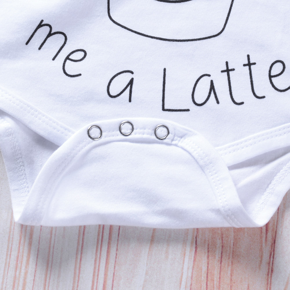Mommy Loves Me A Latte Baby Outfit