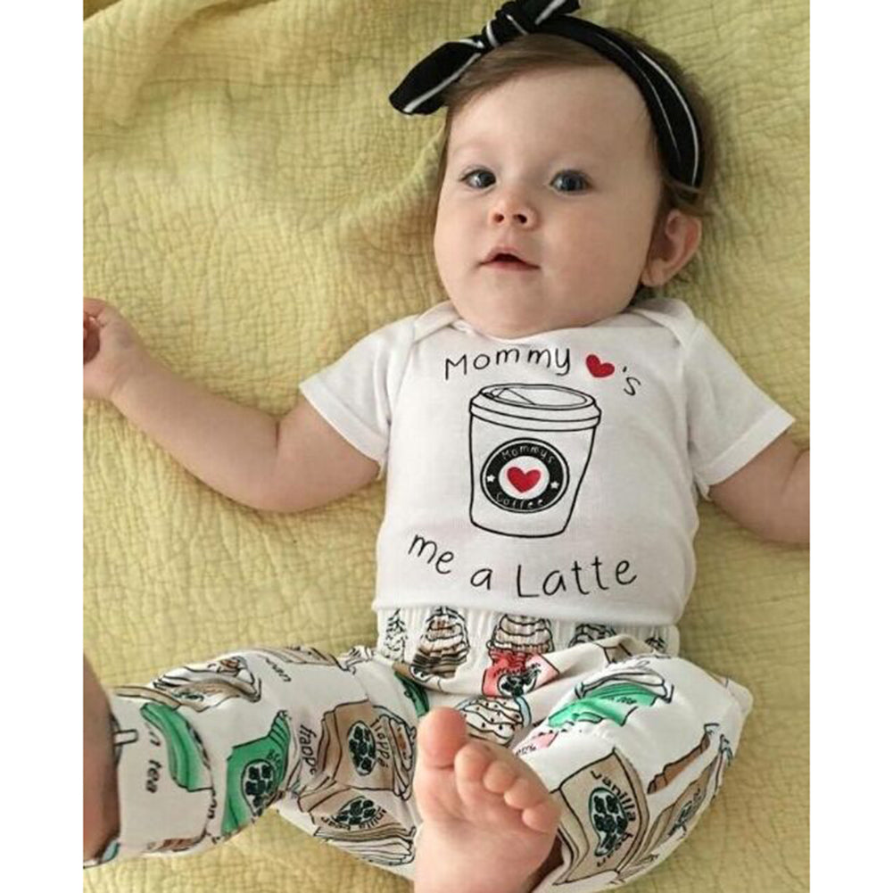 Mommy Loves Me A Latte Baby Outfit