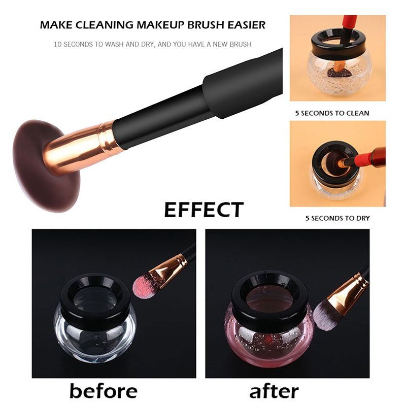 Electric Makeup Brush Cleaner & Dryer Set