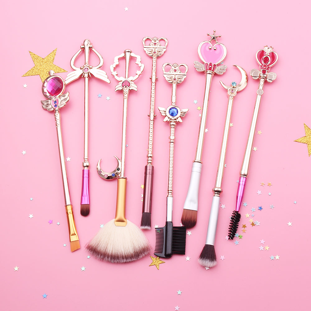 8pc Sailor Moon Makeup Brush Set