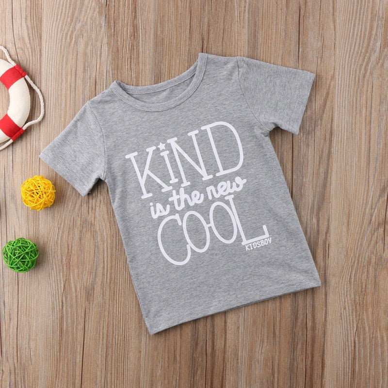'Kind Is The New Cool' Toddler & Big Kid Shirt