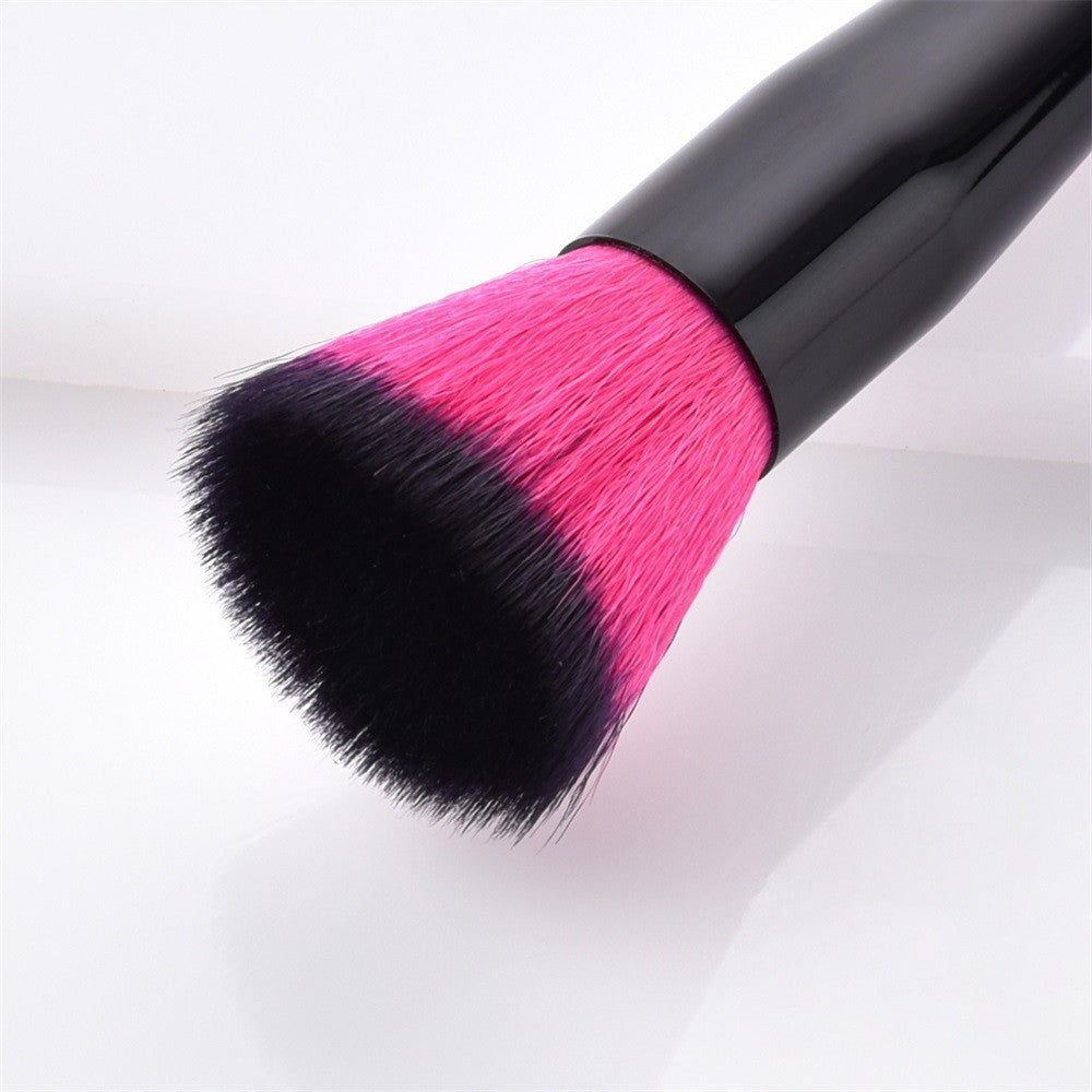 10pc Pink and Black Unicorn Makeup Brush Set