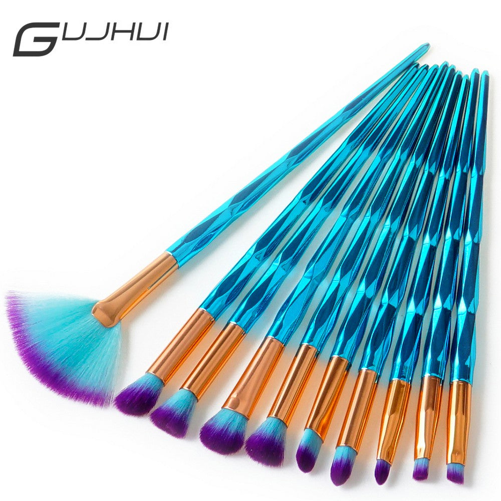 4 & 10 Pc Unicorn Brush Sets