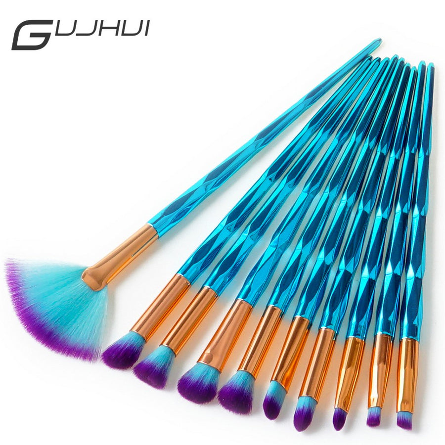 4 & 10 Pc Unicorn Brush Sets
