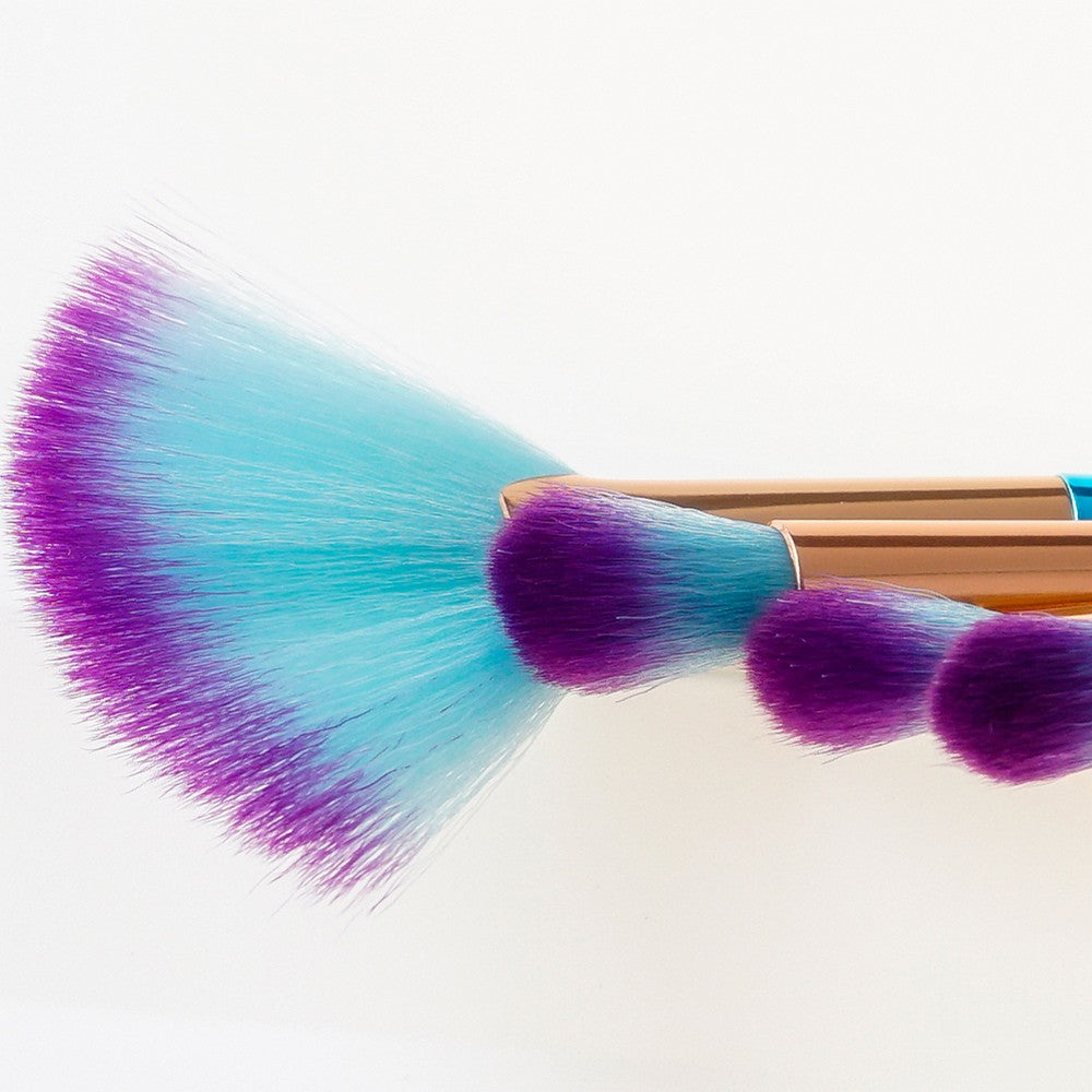 4 & 10 Pc Unicorn Brush Sets