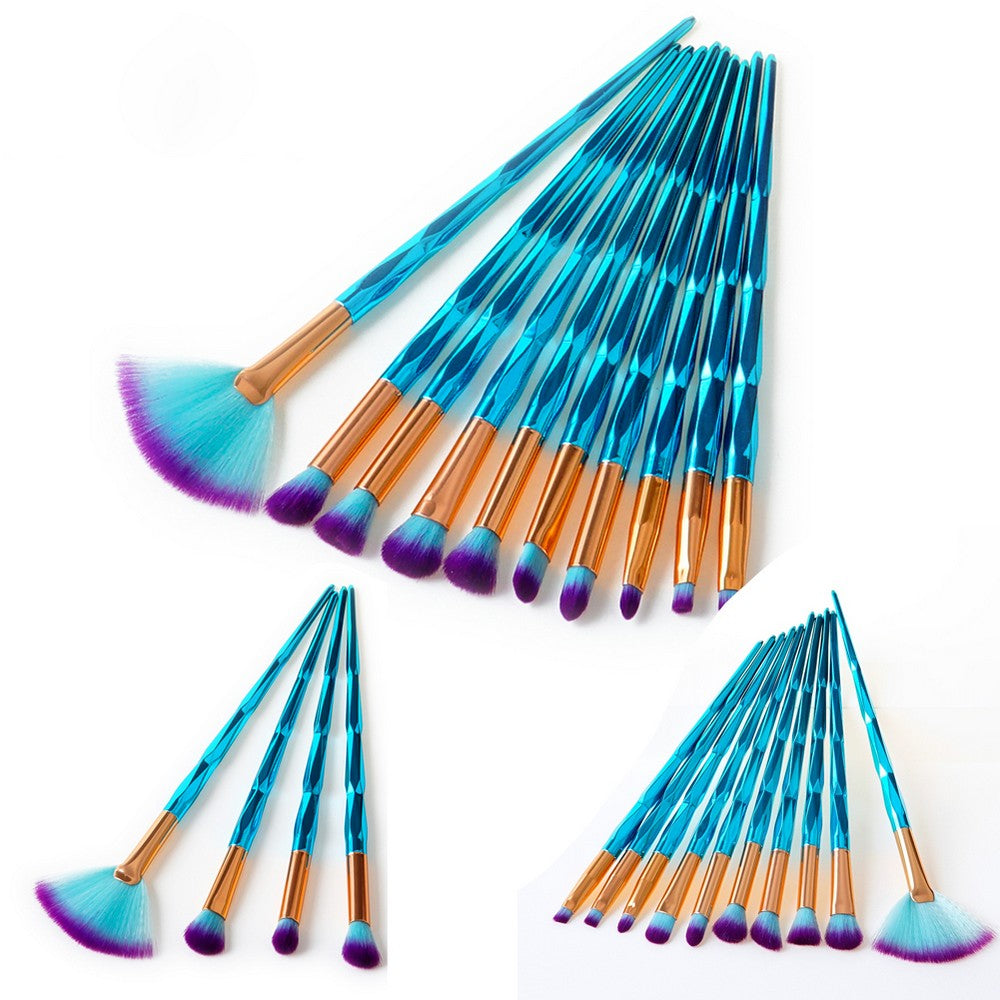 4 & 10 Pc Unicorn Brush Sets