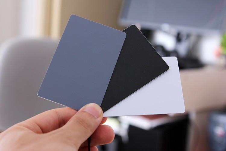 3 in 1 Pocket-Size Balance Cards (White/Black/Grey) with Neck Strap