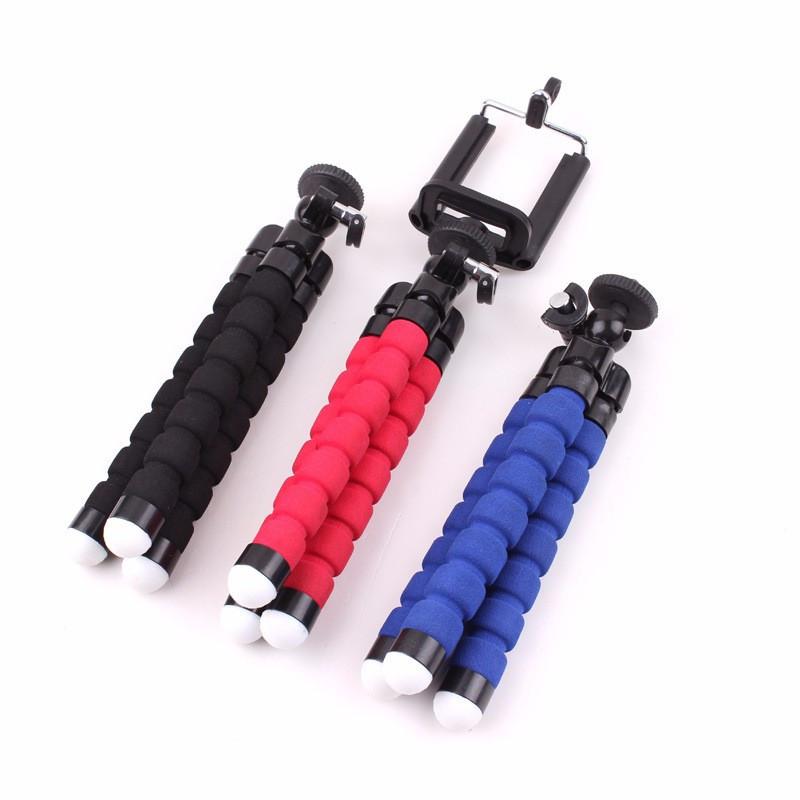 Mini Octopus Flexible Tripod With Holder For Phone Action Camera and Camcorder - 500g
