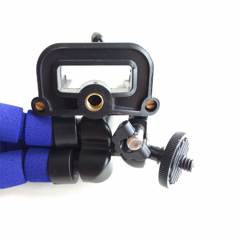 Mini Octopus Flexible Tripod With Holder For Phone Action Camera and Camcorder - 500g