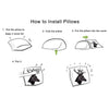 3D Camera Throw Pillow Cover (16" x 16")