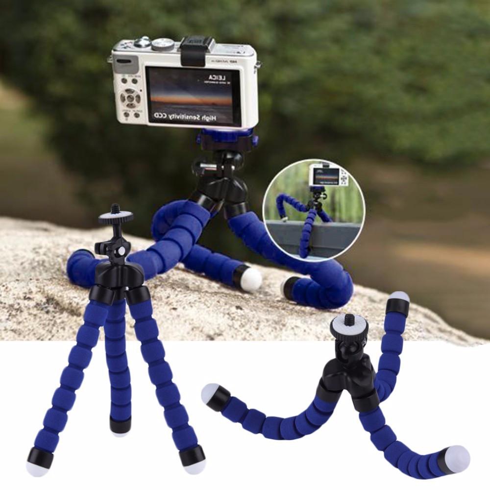 Mini Octopus Flexible Tripod With Holder For Phone Action Camera and Camcorder - 500g
