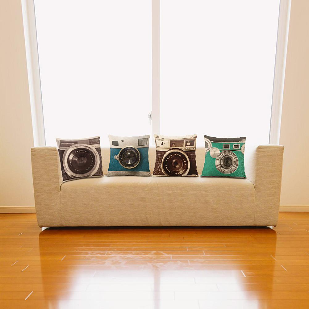 3D Camera Throw Pillow Cover (16" x 16")