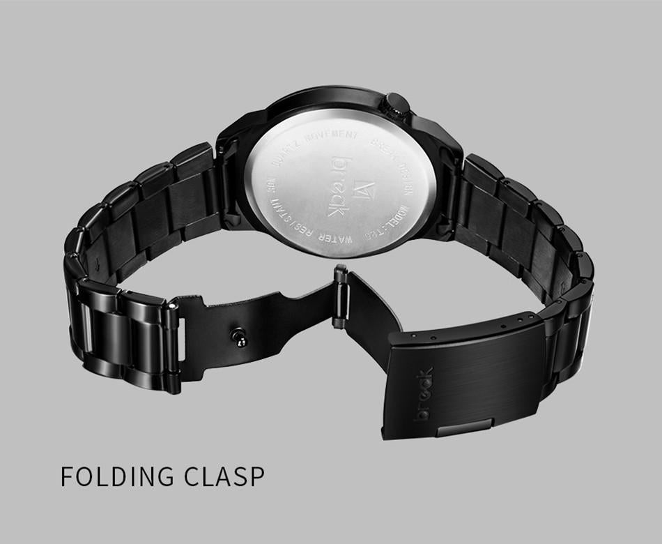 Break Original Luxury Quartz Camera Aperture Watch