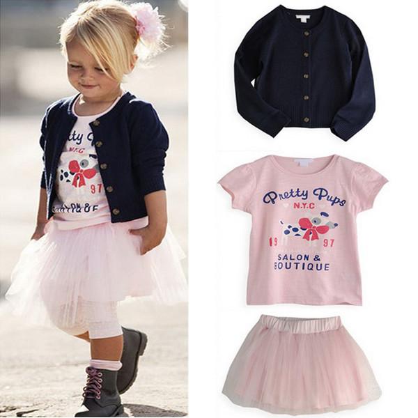 3 Pc Girls Tutu Outfit