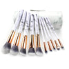 Marble Makeup Brushes with Holder