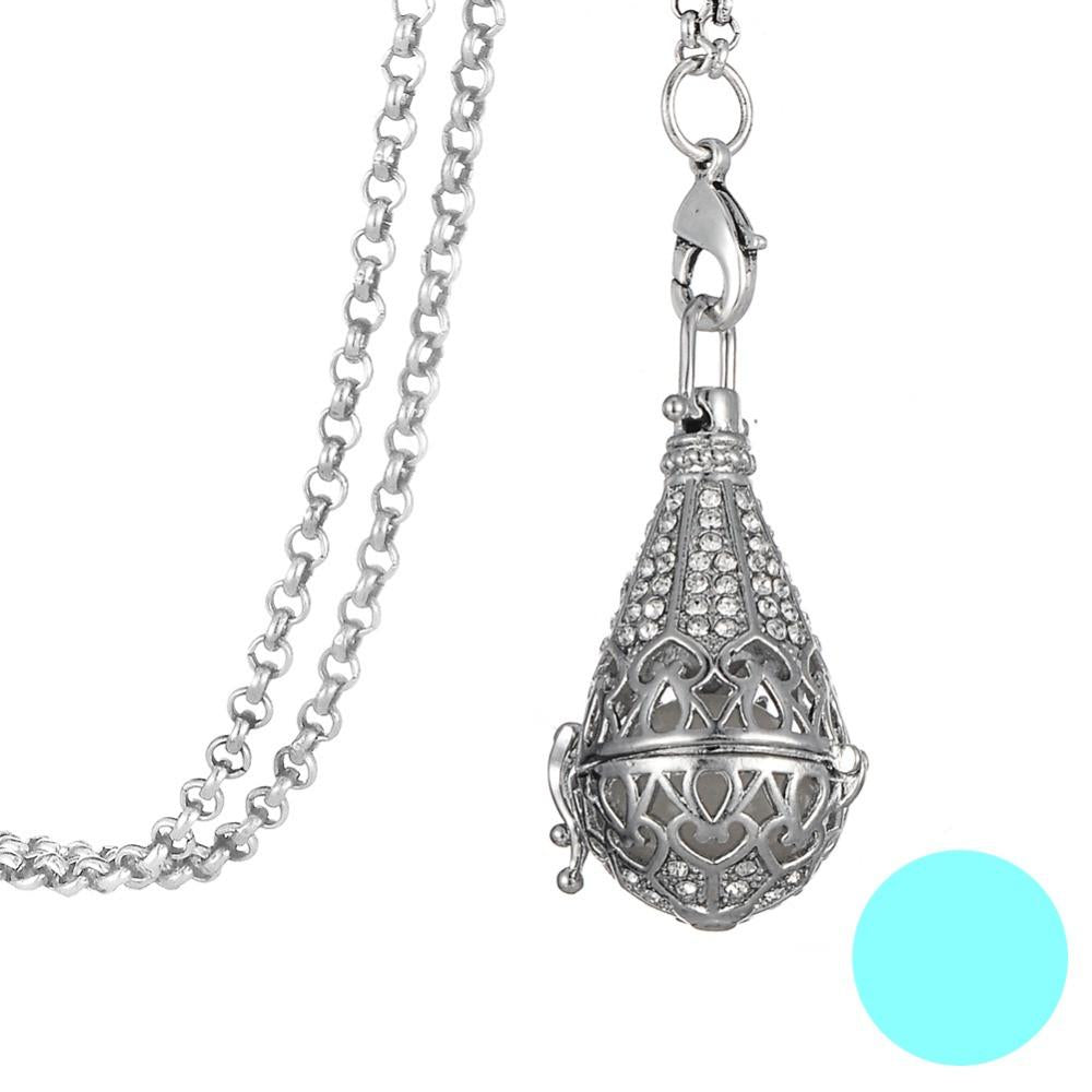 Gothic Style Glow-In-The-Dark Oil Pendant