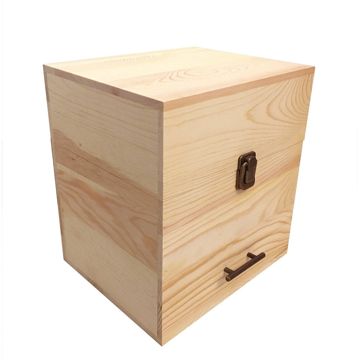 Natural Pine Wooden Essential Oil Holder (holds 54 oils)