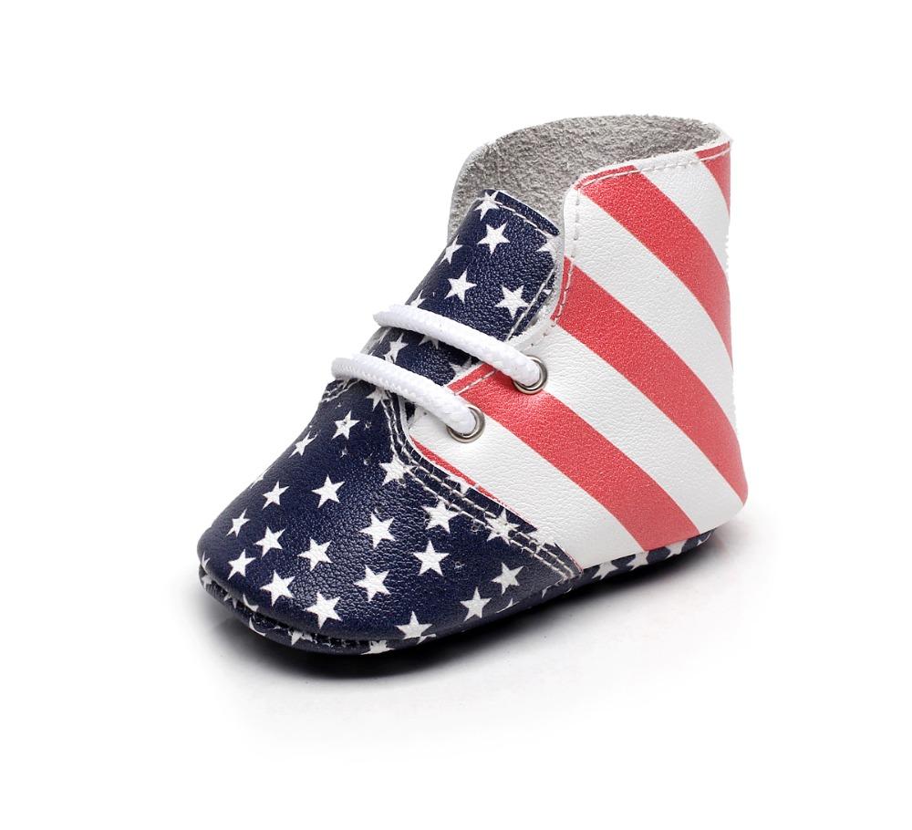 USA Pride Genuine Leather High Tops