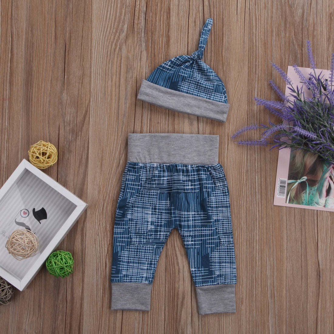 Denim 'New To The Crew' Baby Outfit