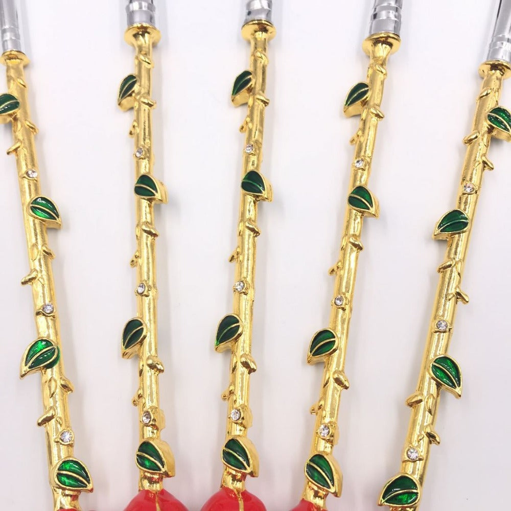 Rose 5pc Makeup Brush Set