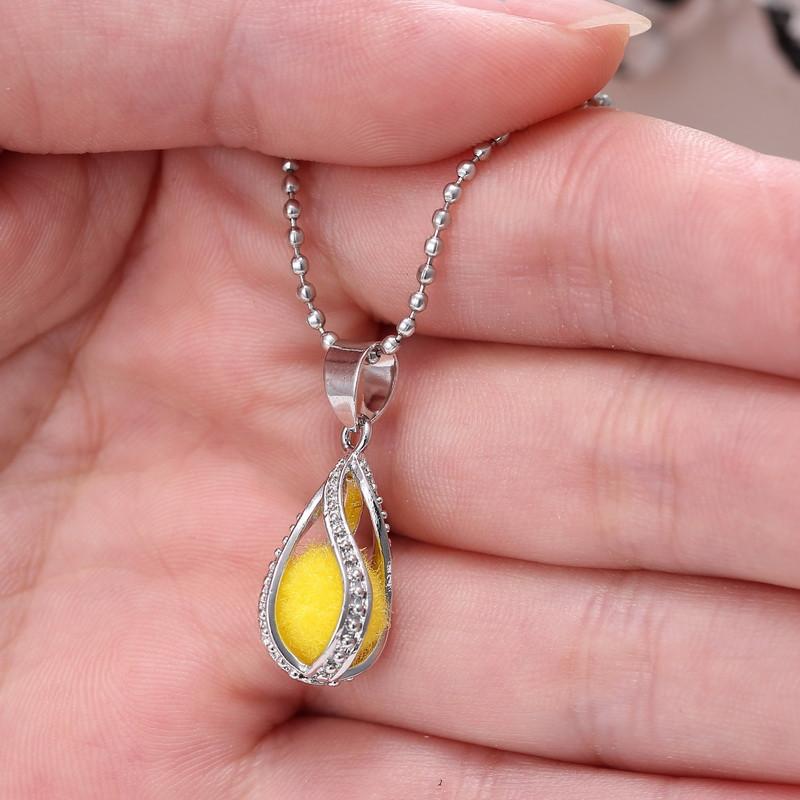 Tear Drop Essential Oil Necklace