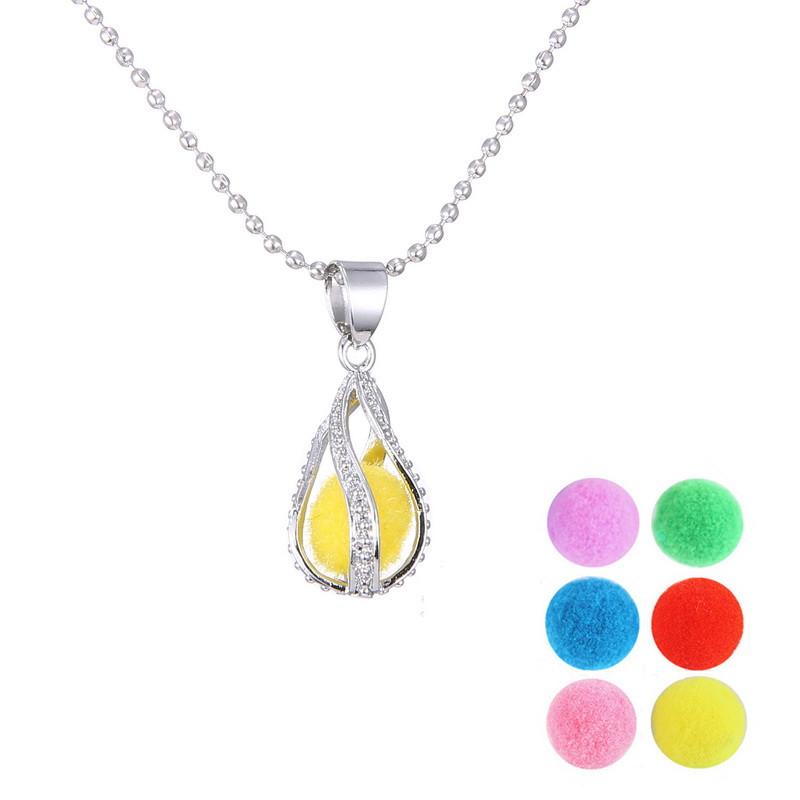 Tear Drop Essential Oil Necklace
