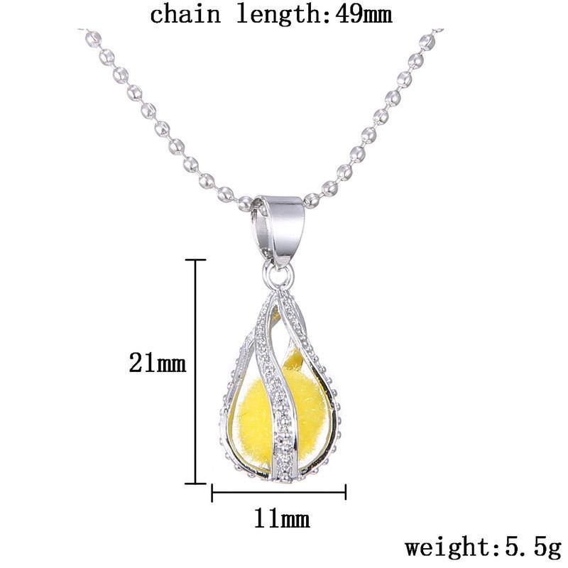 Tear Drop Essential Oil Necklace