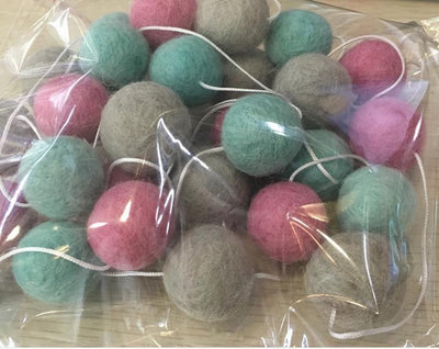 Felt Ball Garland