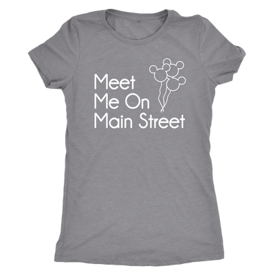 Meet Me On Main Street Ladies & Men's Tshirt
