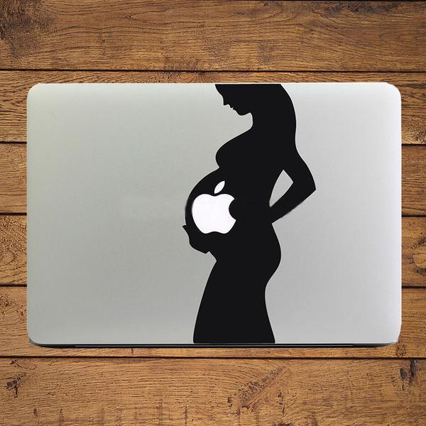 Maternity Silhouette Apple Laptop Skin